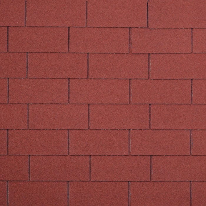 Red rectangular tile