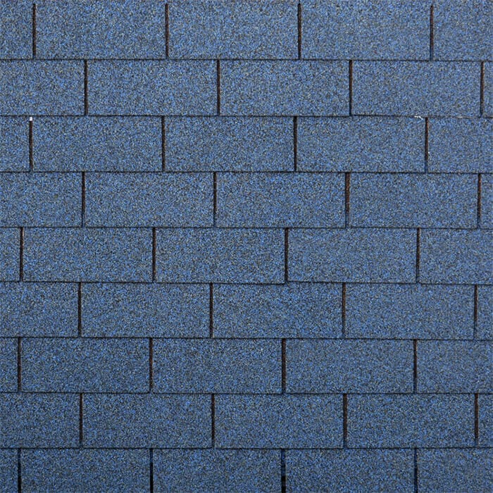 Blue rectangular tile