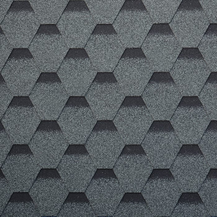 Gray honeycomb tile